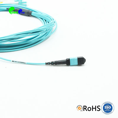 3ft MTP Optical Fiber Jumper OM3 MM Multimode Breakout Patch Cable