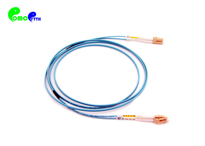 OM3 Fiber Optic Patch Lead LC To LC MM Duplex 2.0mm Multi Mode Fiber Optic Patch Cable Jumper