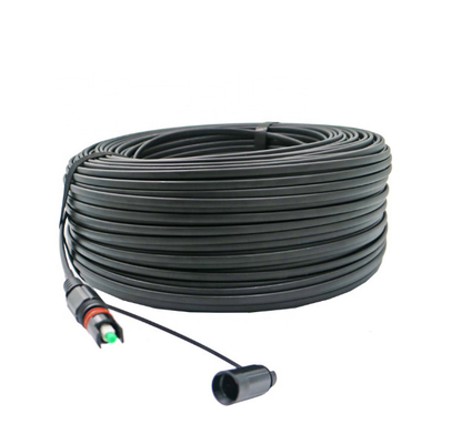 4.5*8.1mm FTTH Flat aerial drop cable 1-8 core optical fiber G657A G652D Optitap drop cables FTTA Outdoor