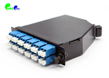 High Density 9 / 125μm MPO MTP Cassette Duplex SMType A MTP To LC Cassette